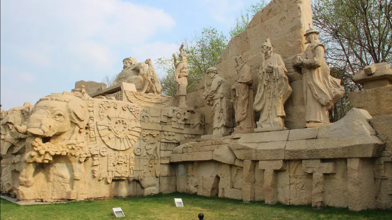A scenic view of Beijing Chaoyang Yuandadu Chengqiang Yizhi