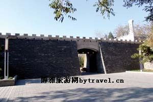 A scenic view of Beijing Chaoyang Yuandadu Chengqiang Yizhi