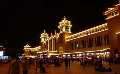 A scenic view of Beijing Dongcheng Beijingzhan Chezhandalou