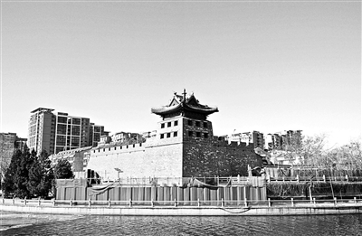 A scenic view of Beijing Dongcheng Cheng Dongnanjiaolou