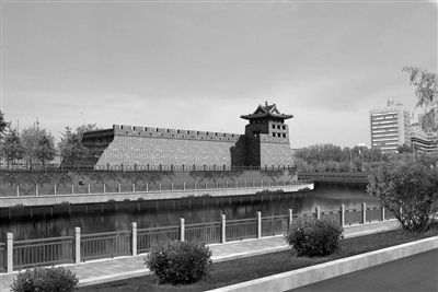 A scenic view of Beijing Dongcheng Cheng Dongnanjiaolou