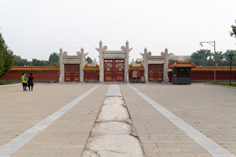 A scenic view of Beijing Dongcheng Ditan