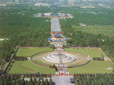 A scenic view of Beijing Dongcheng Ditan