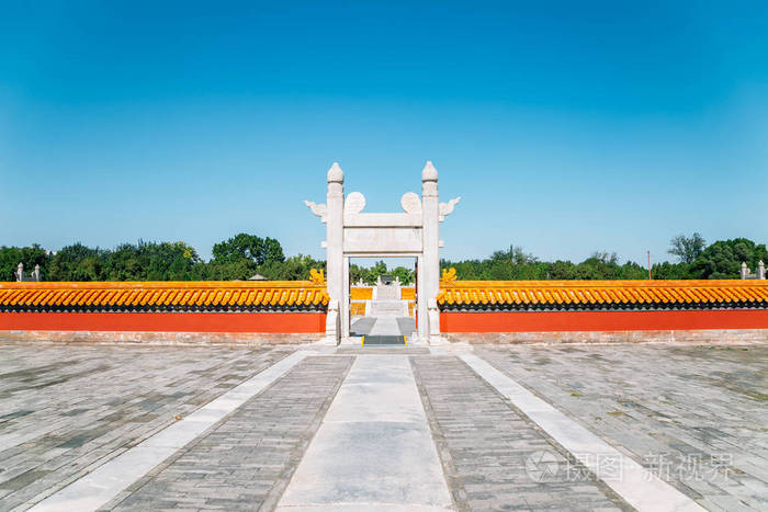 A scenic view of Beijing Dongcheng Ditan
