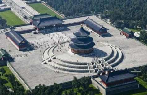 A scenic view of Beijing Dongcheng Ditan