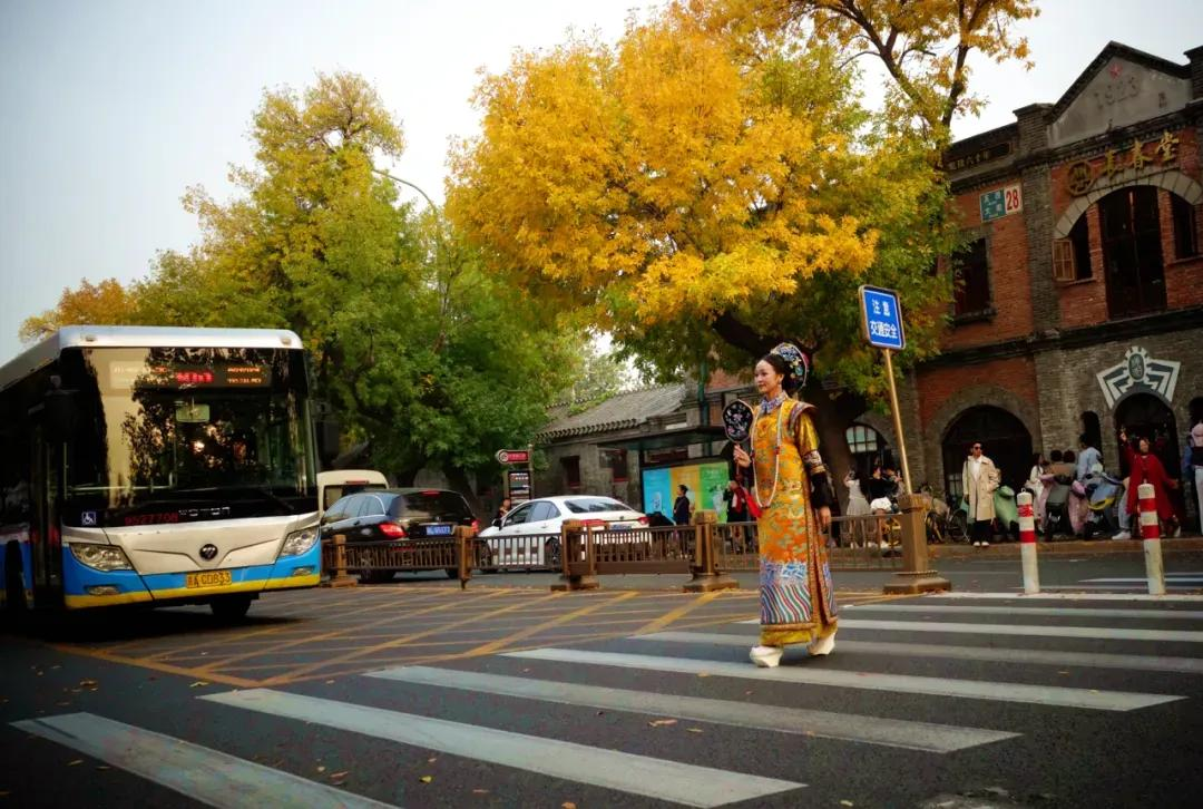A scenic view of Beijing Dongcheng Dongtang
