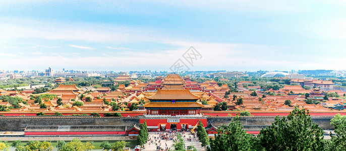 A scenic view of Beijing Dongcheng Dongtang