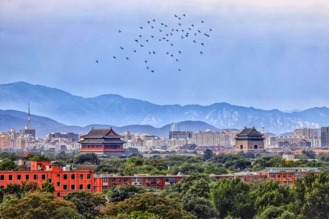 A scenic view of Beijing Dongcheng Dongtang