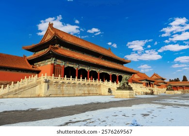A scenic view of Beijing Dongcheng Gugong