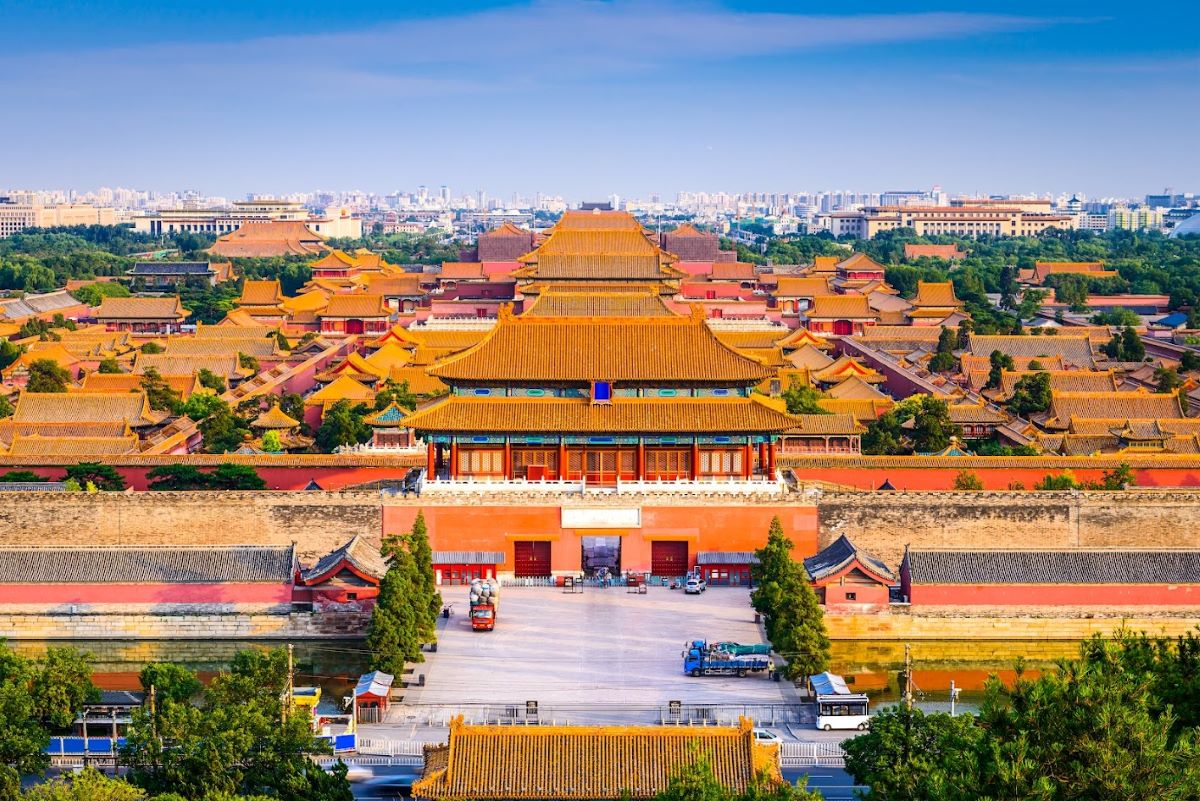 A scenic view of Beijing Dongcheng Gugong
