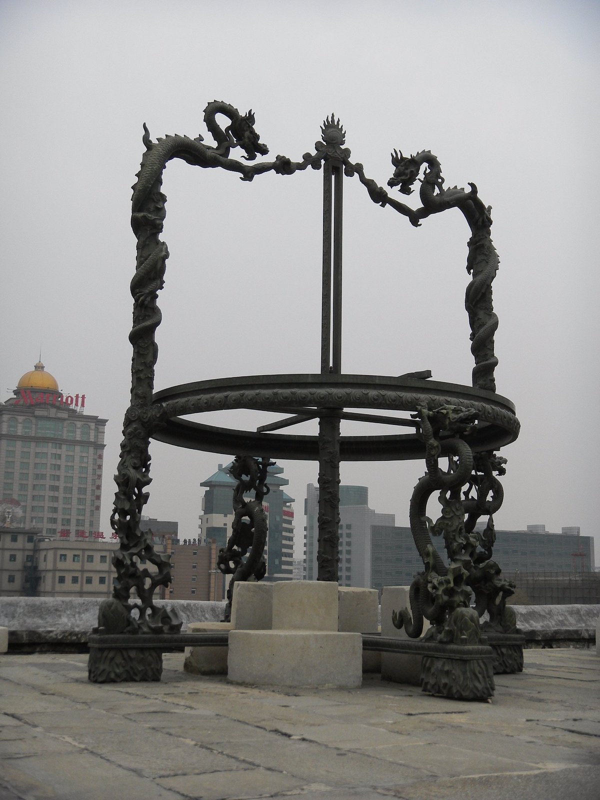 A scenic view of Beijing Dongcheng Guguanxiangtai