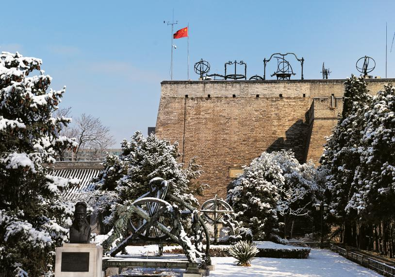 A scenic view of Beijing Dongcheng Guguanxiangtai