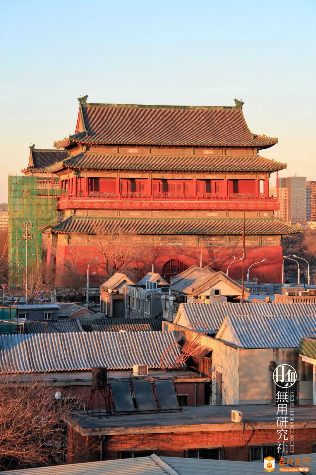 A scenic view of Beijing Dongcheng Gulou Zhonglou