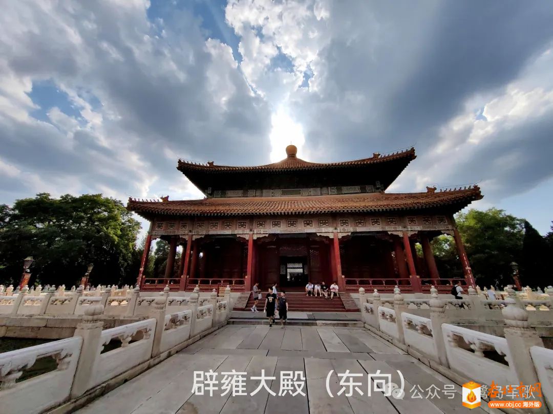 A scenic view of Beijing Dongcheng Guozijian