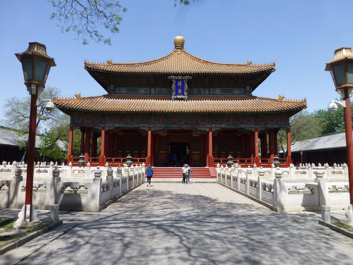 A scenic view of Beijing Dongcheng Guozijian