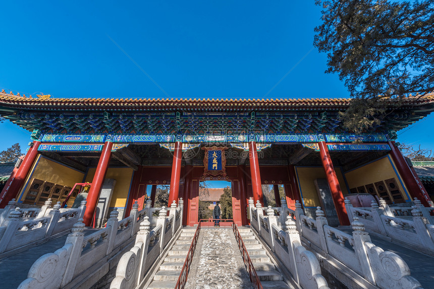 A scenic view of Beijing Dongcheng Kongmiao
