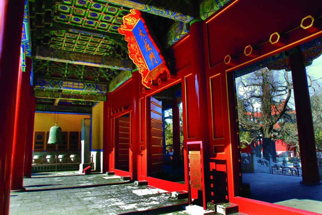 A scenic view of Beijing Dongcheng Kongmiao