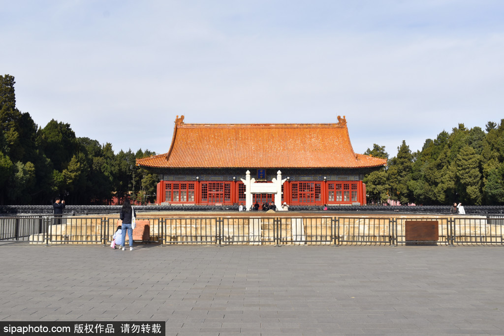 A scenic view of Beijing Dongcheng Pudusi