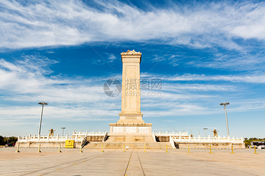 A scenic view of Beijing Dongcheng Renmin Yingxiong Jinianbei