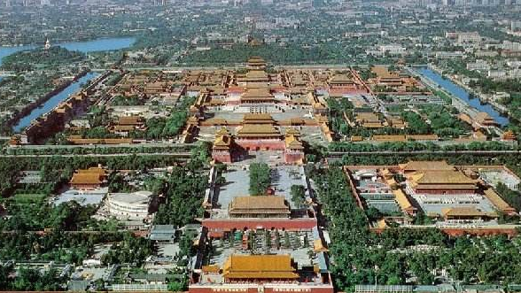 A scenic view of Beijing Dongcheng Shejitan