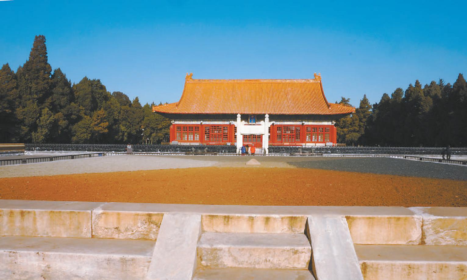 A scenic view of Beijing Dongcheng Shejitan
