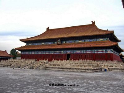 A scenic view of Beijing Dongcheng Taimiao