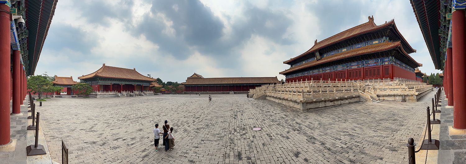 A scenic view of Beijing Dongcheng Taimiao