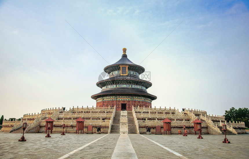 A scenic view of Beijing Dongcheng Tiantan