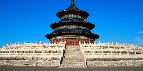 A scenic view of Beijing Dongcheng Tiantan