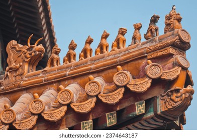 A scenic view of Beijing Dongcheng Yonghegong