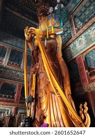 A scenic view of Beijing Dongcheng Yonghegong