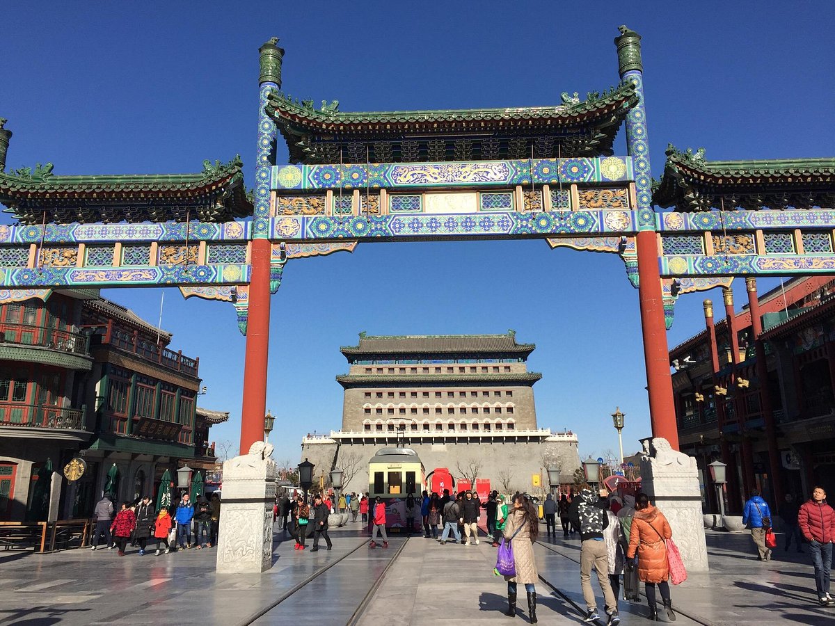 A scenic view of Beijing Dongcheng Zhengyangmen
