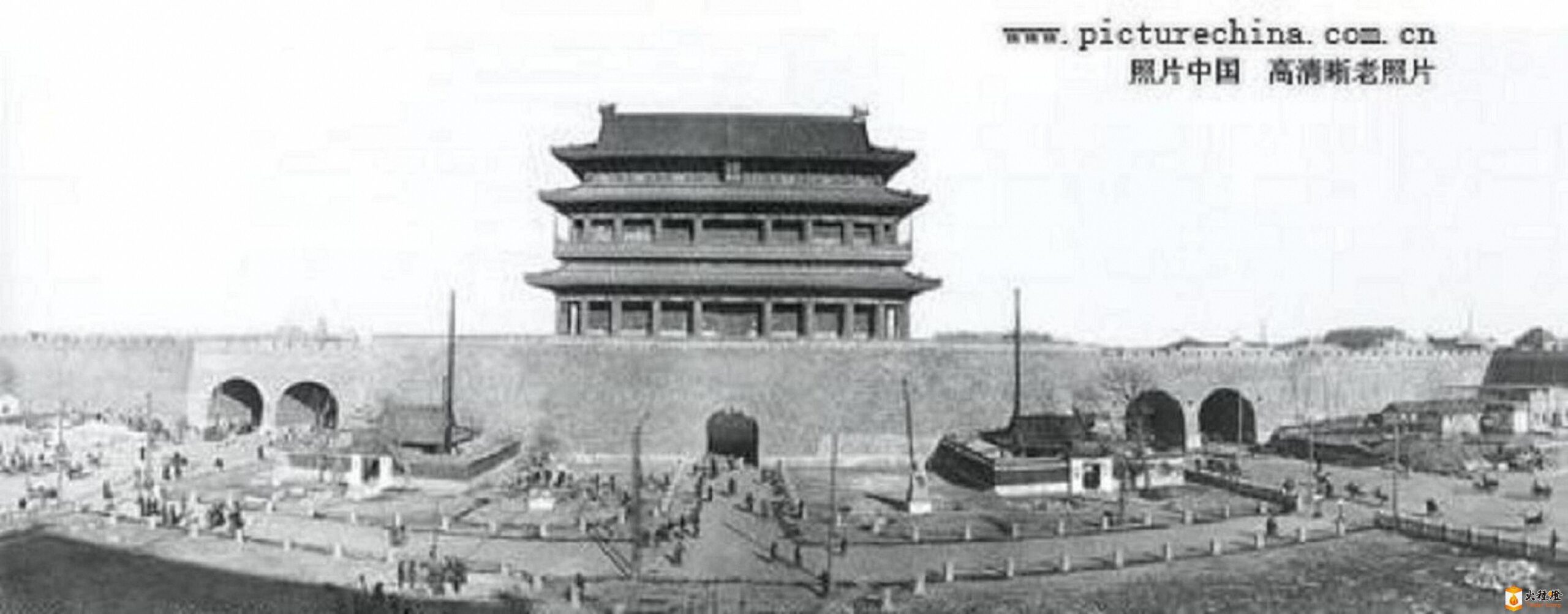 A scenic view of Beijing Dongcheng Zhengyangmen