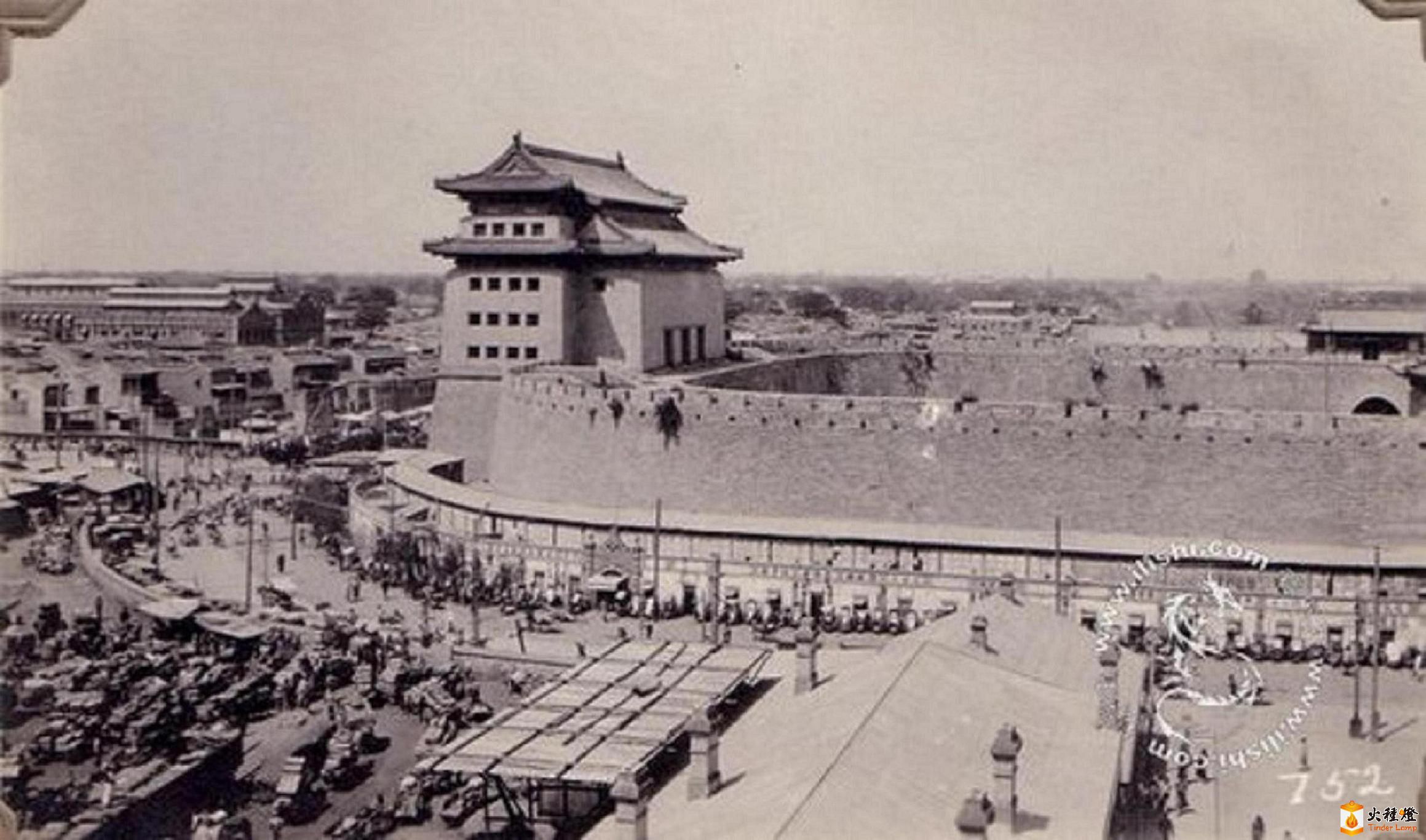 A scenic view of Beijing Dongcheng Zhengyangmen