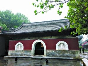 A scenic view of Beijing Dongcheng Zhizhusi