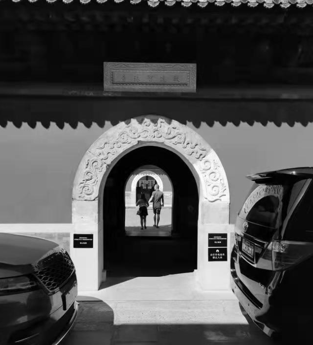 A scenic view of Beijing Dongcheng Zhizhusi