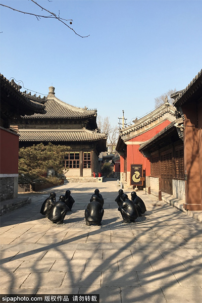A scenic view of Beijing Dongcheng Zhizhusi
