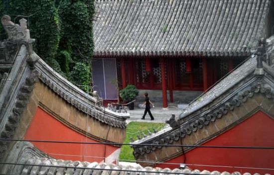 A scenic view of Beijing Dongcheng Zhizhusi