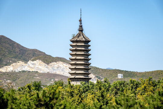 A scenic view of Beijing Fangshan Yaoguangxiao Muta