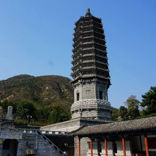A scenic view of Beijing Fangshan Yunjusi Ta Ji Shijing