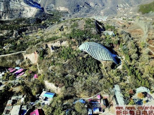 A scenic view of Beijing Fangshan Zhoukoudian Yizhi