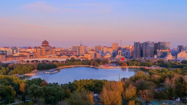 A scenic view of Beijing Fengtai Jinzhongdu Shuiguan Yizhi