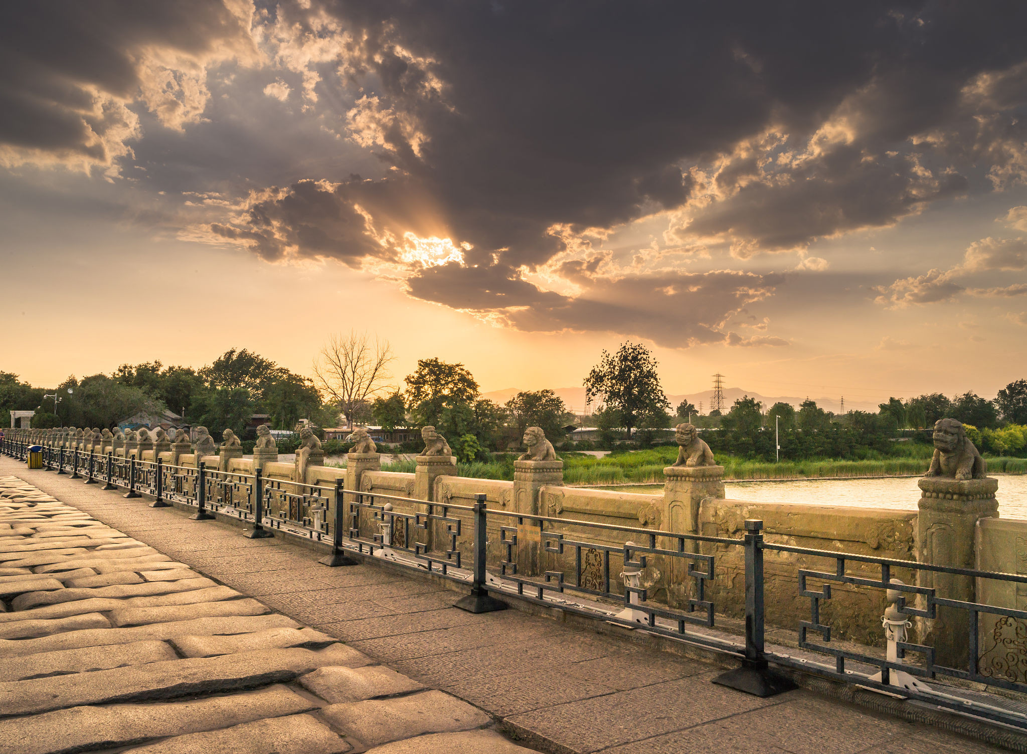 A scenic view of Beijing Fengtai Lugouqiao