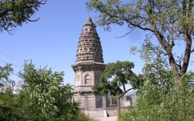 A scenic view of Beijing Fengtai Zhengangta
