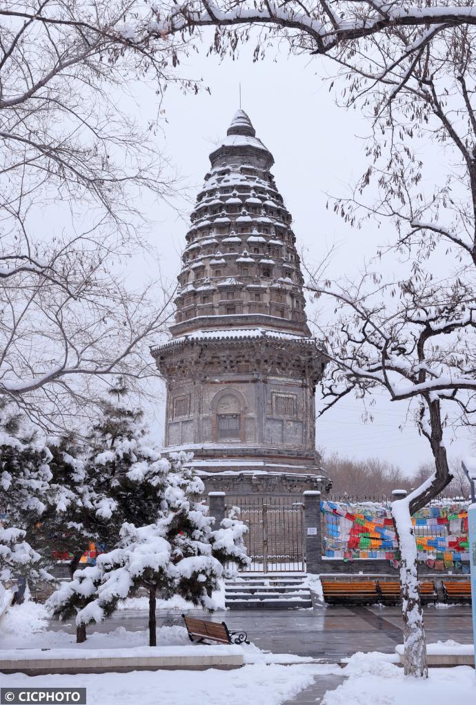 A scenic view of Beijing Fengtai Zhengangta