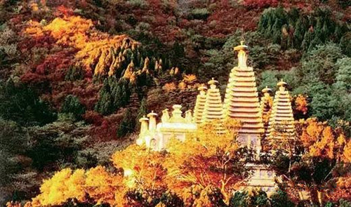 A scenic view of Beijing Haidian Biyunsi