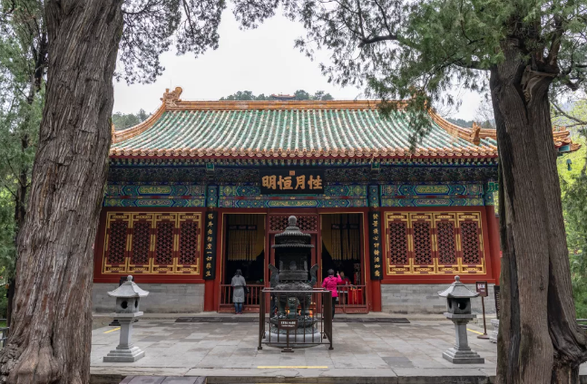 A scenic view of Beijing Haidian Shifangpujuesi