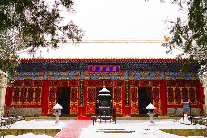 A scenic view of Beijing Haidian Shifangpujuesi