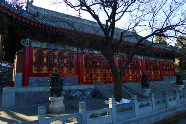 A scenic view of Beijing Haidian Shuangqing Bieshu