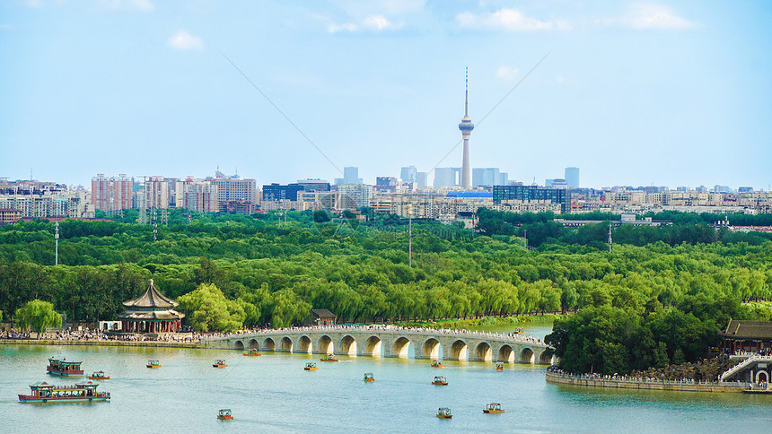 A scenic view of Beijing Haidian Yiheyuan